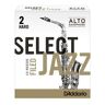 D'Addario Rico Select Jazz Filed Alto Saxophone Reeds (Box of 10)