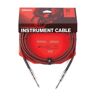D'Addario Braided Instrument Cable, 15 ft, Red