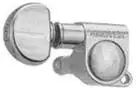 Grover 205C6 Mini Rotomatic Guitar Tuners (Chrome) (Set of 6/Inline)