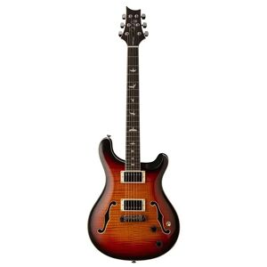 PRS SE Hollowbody II Semi-Hollow Body Electric Guitar (Tri-Color Sunburst)