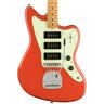Fender Noventa Jazzmaster Electric Guitar (Fiesta Red, Maple Fretboard)