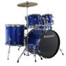 Ludwig Accent Drive 5-Piece Complete Drum Set - 22" Bass (Blue Sparkle)