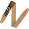 Levy's MH8P-010 2" VEGAN GUITAR STRAP ROSA MOTIF