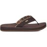 Sanuk Men's Ziggy ST Suede Sandals in Brown, Size 9