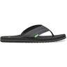 Sanuk Men's Beer Cozy 2 Flip Flops in Charcoal, Size 7