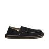 Sanuk Men's Donny Hemp 2 Tone Slip-On Shoes in Black, Size 10