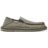 Sanuk Men's Sidewalk Surfer ST Hemp Slip-On Shoes in Army, Size 10