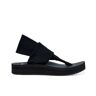 Sanuk Women's Sling ST Midform Sandals in Black, Size 8