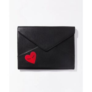 Sonix Fancy Heart Leather Laptop Clutch