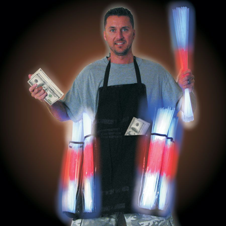 Glow Necklace Vending Apron by Windy City Novelties