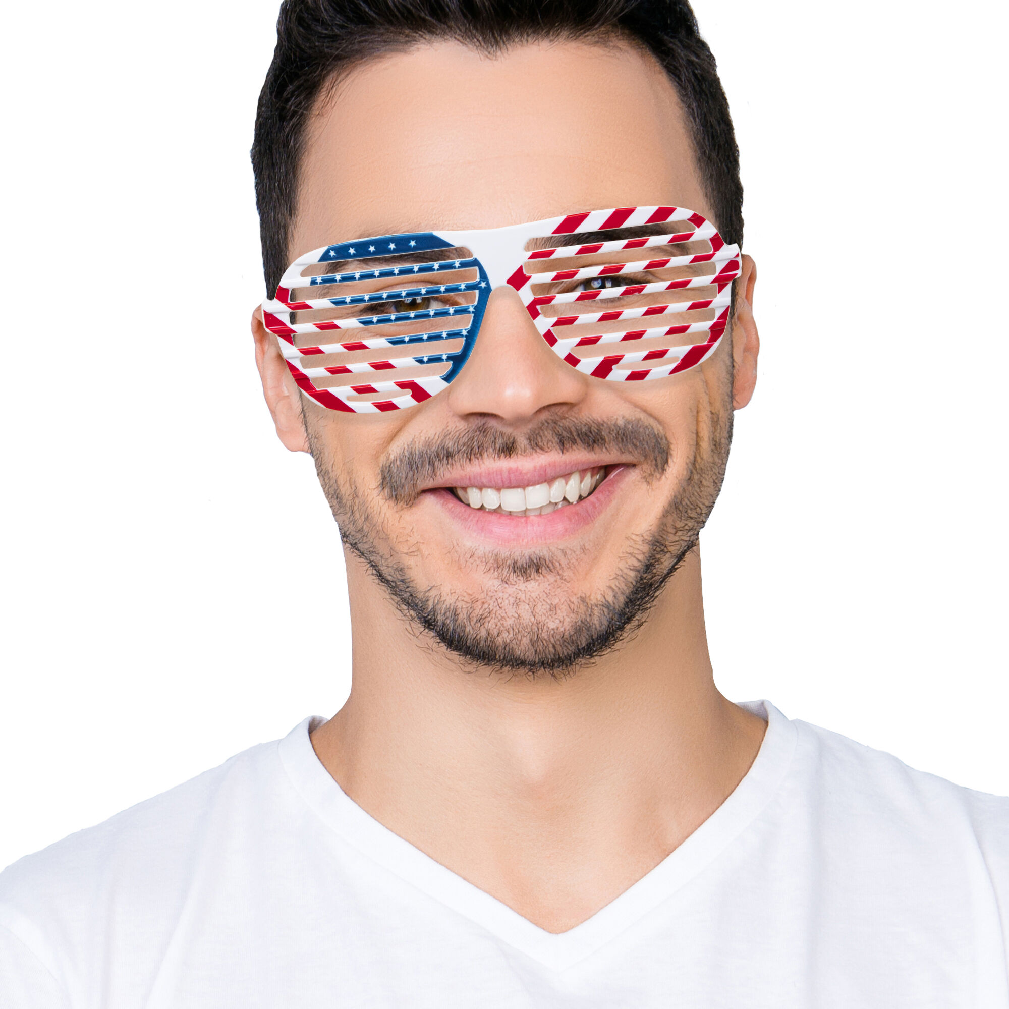 Patriotic Slotted Glasses by Windy City Novelties