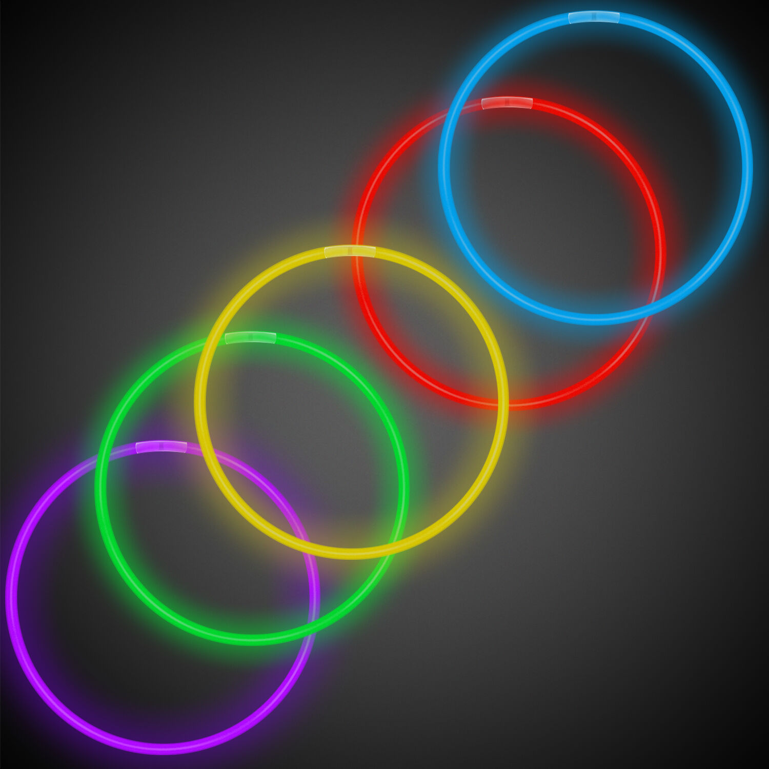 Variety Pack 22" Glow Necklaces by Windy City Novelties