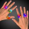 LED Spike Jelly Rings - Unit of 24 by Windy City Novelties