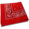 Red Cotton Bandanas by Windy City Novelties