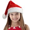 Childs Size Plush Santa Hats - 12 Pack by Windy City Novelties