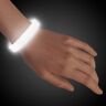 White Triple Wide Glow Bracelets by Windy City Novelties