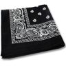 Black Cotton Bandanas by Windy City Novelties