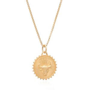 Jackson Rachel Jackson - Zodiac Art Coin Taurus Necklace Gold