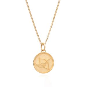 Jackson Rachel Jackson - Zodiac Art Coin Sagittarius Necklace Gold