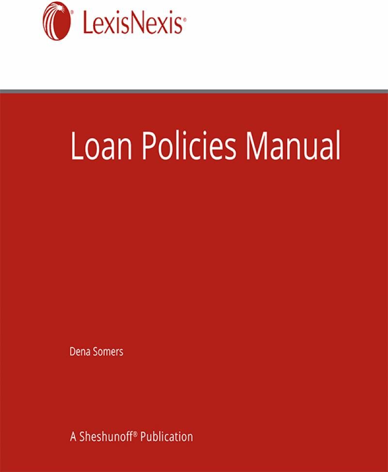 LexisNexis Sheshunoff Loan Policies Manual