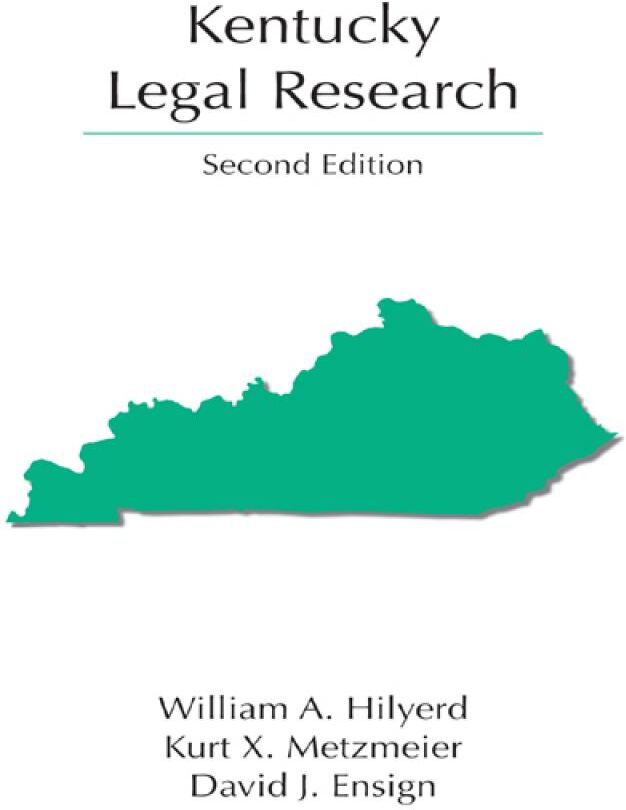 Carolina Academic Press Kentucky Legal Research