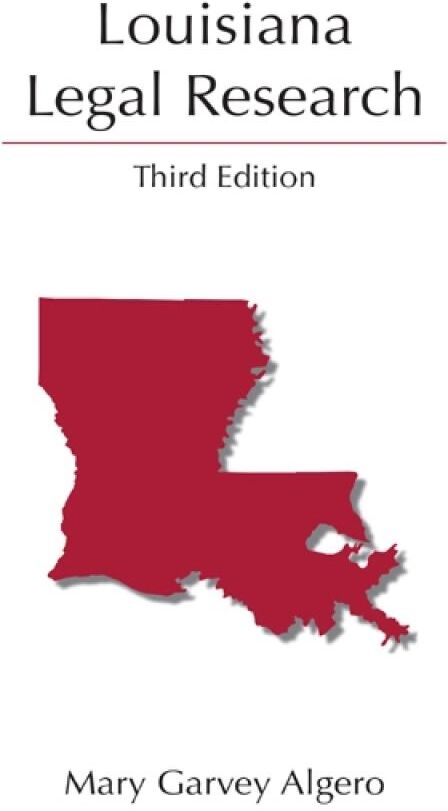 Carolina Academic Press Louisiana Legal Research