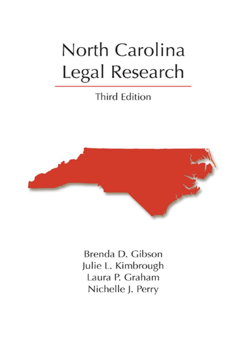 Carolina Academic Press North Carolina Legal Research