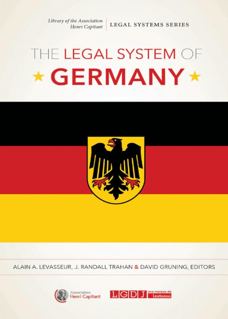 Carolina Academic Press The Legal System of Germany