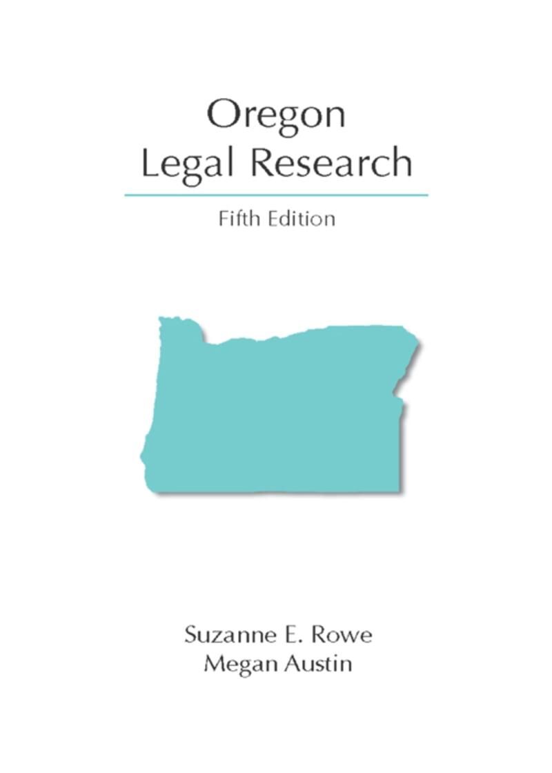 Carolina Academic Press Oregon Legal Research