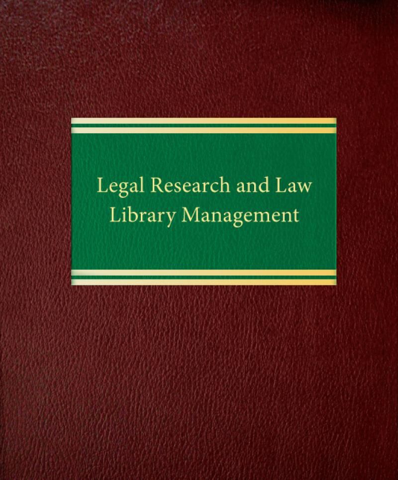 ALM Legal Research and Law Library Management