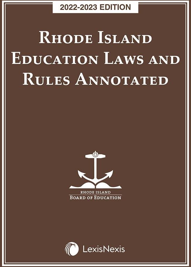 Michie Rhode Island Education Laws and Rules Annotated