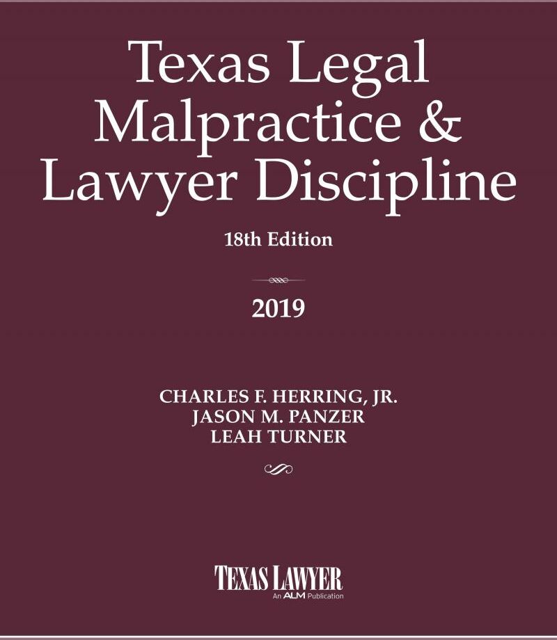 ALM Texas Legal Malpractice & Lawyer Discipline