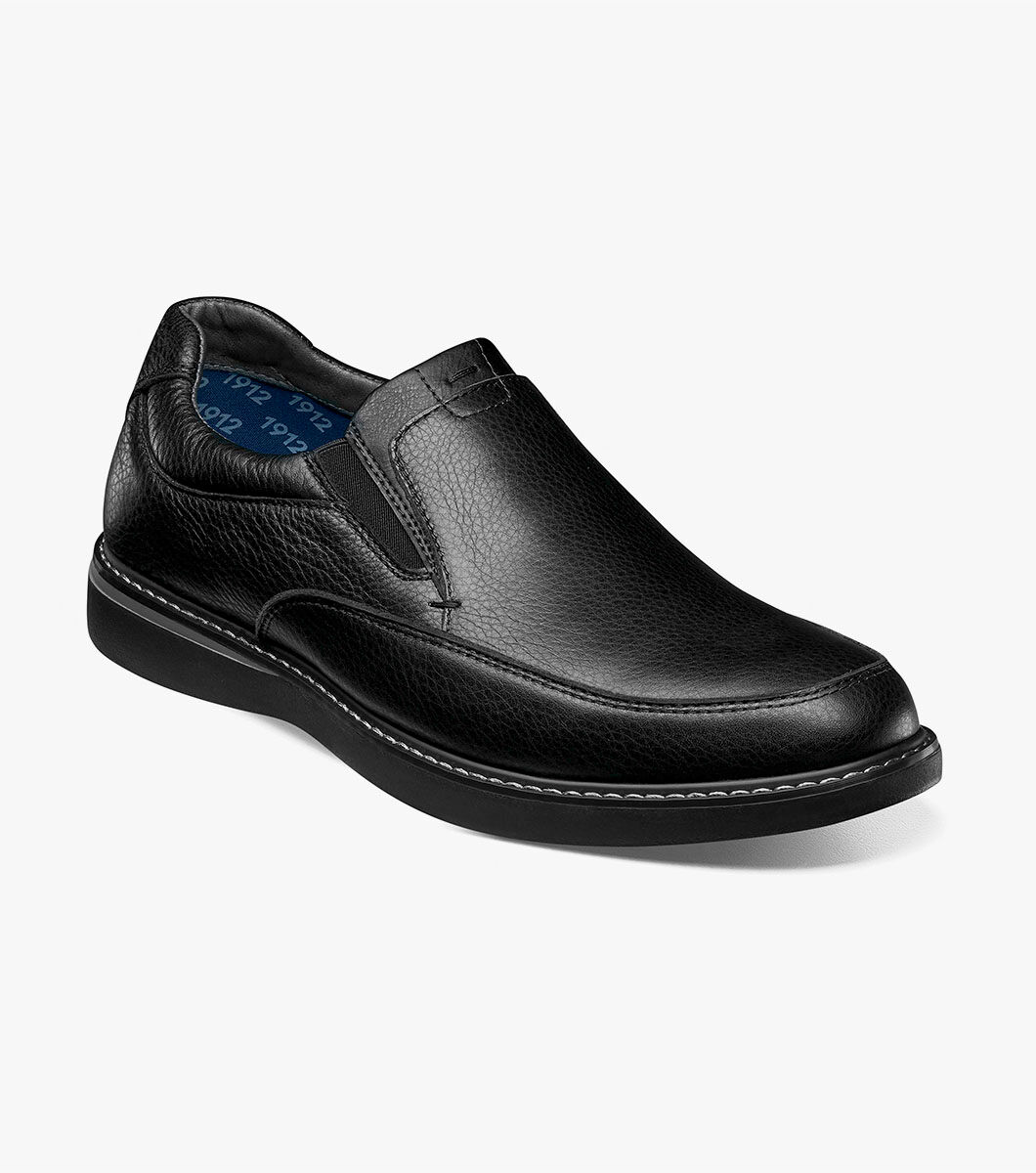 Nunn Bush Shoes Bayridge Moc Toe Slip On Black Size 11
