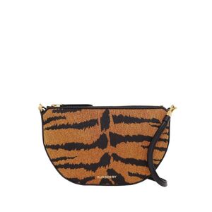 Burberry tiger-print Olympia pouch - Black - female
