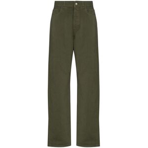 YMC Papa straight-leg trousers - Green - male