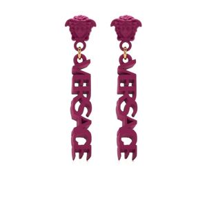 Versace Medusa logo-detail drop earrings - Pink - female