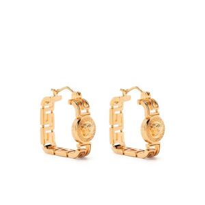 Versace Medusa-embellished hoop earrings - Gold - female