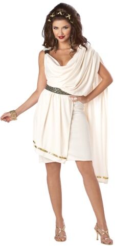 Deluxe Classic Toga Costume for Women