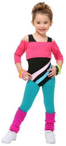 80's Workout Girl Costume for Toddlers