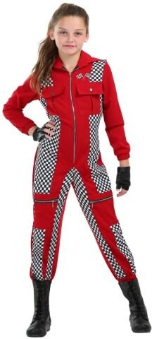 Racer Jumpsuit Girls Costume