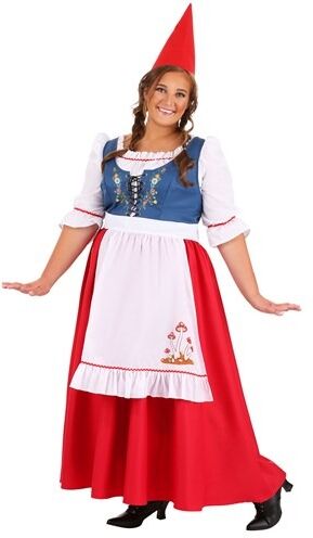 Plus Size Women's Garden Gnome Costume