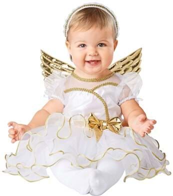 Baby Girl's Golden Angel Costume