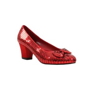 Children's Red Sequin Shoes