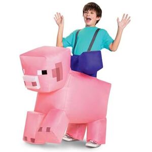 Minecraft Kid's Ride-On Inflatable Pig Costume