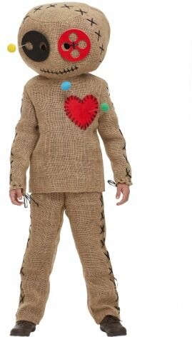 Kid's Burlap Voodoo Doll Costume