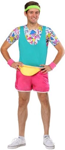 Men's Work It Out 80s Costume