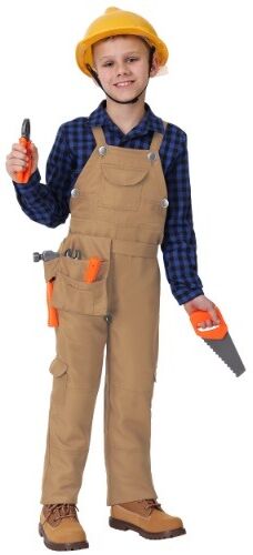 Kid's Construction Worker Costume