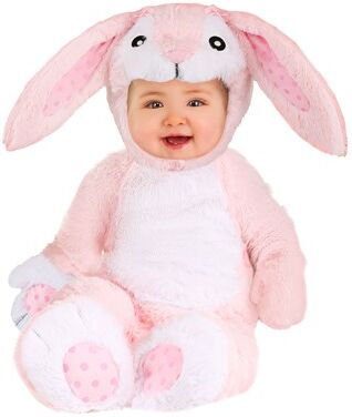 Baby Fluffy Pink Bunny Costume