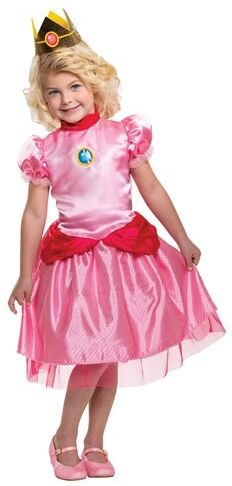 Toddler Super Mario Toddler Classic Princess Peach Costume