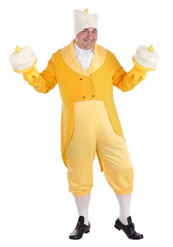 Plus Size Beauty and the Beast Men's Lumiere Costume